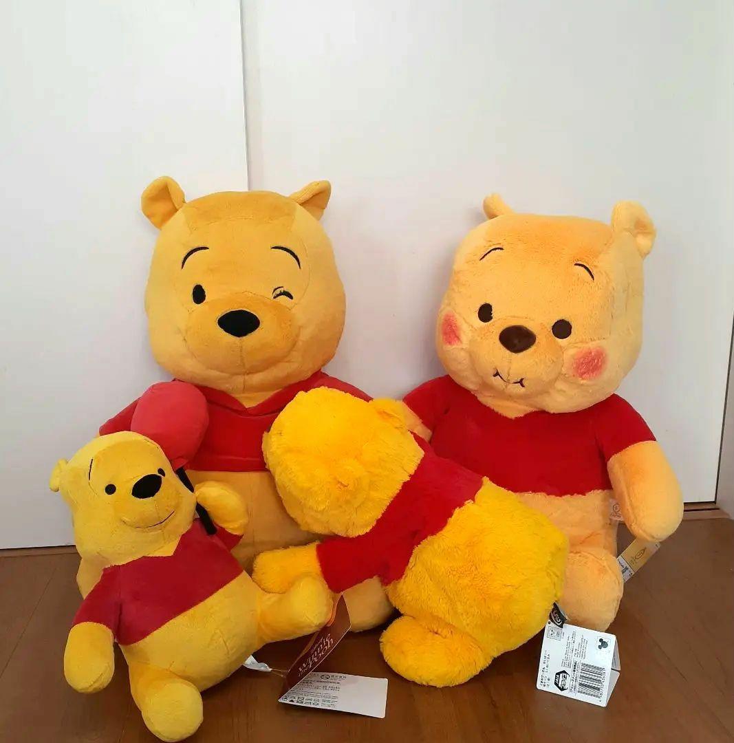 ディズニー　くまのプーさんぬいぐるみセット・bigサイズ含