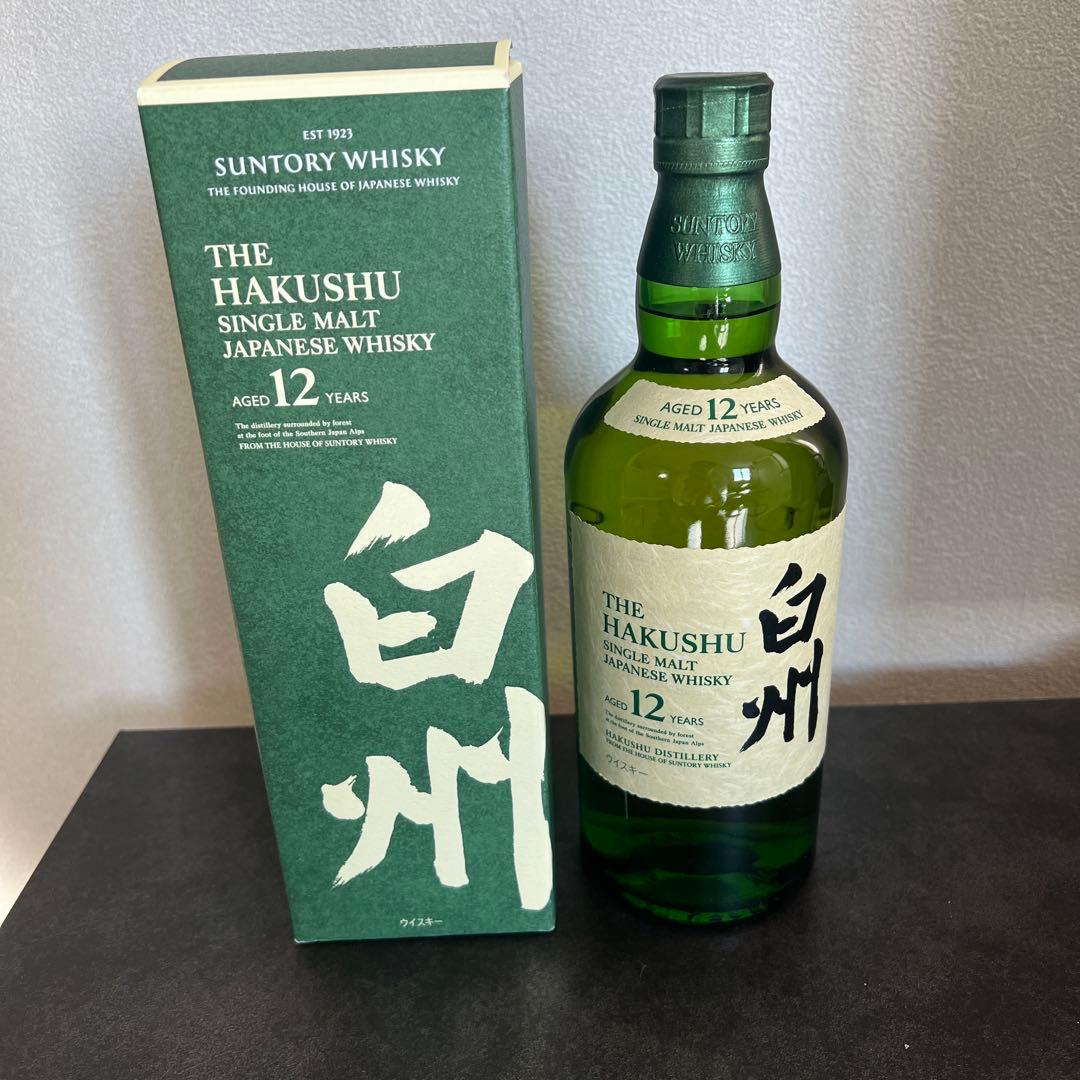 サントリー 白州 12年 シングルモルトウイスキー 700ml ※カートン付き