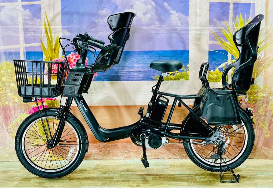 王様アニーズ2019年⭐️パナソニックギュット16AH子供乗せ電動自転Y2754