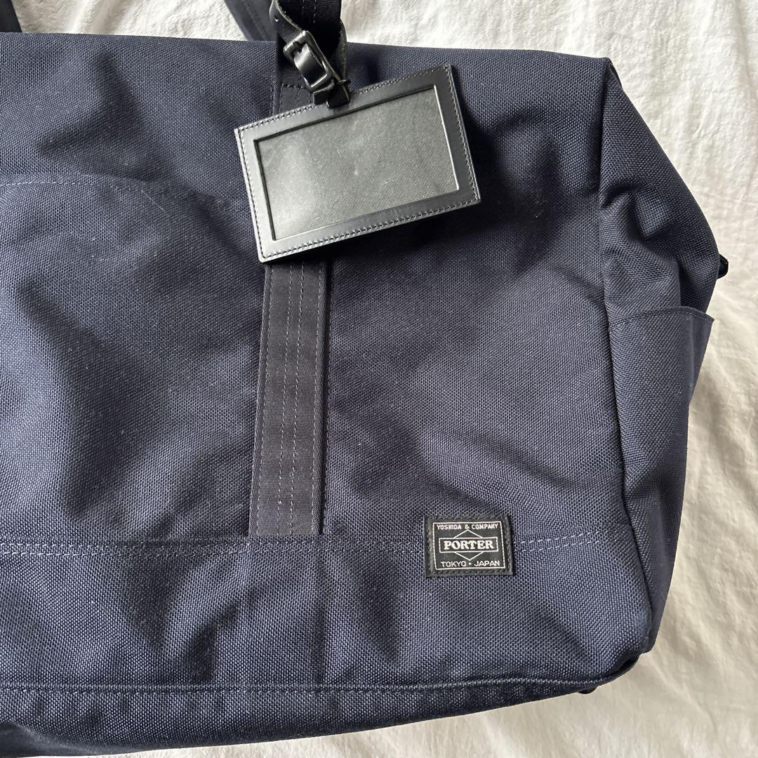 MONOCLE×PORTER Boston Bag navy