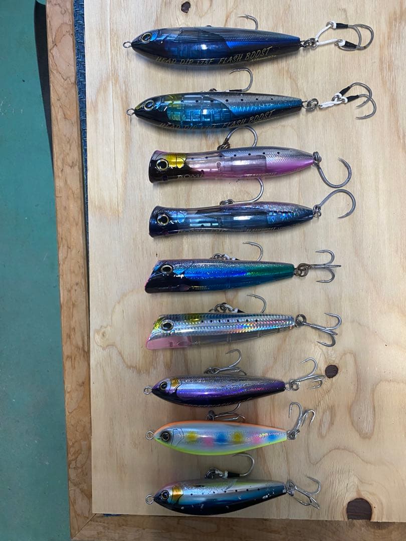 ★美品　シマノ　青物　トップウォータープラグ　9本