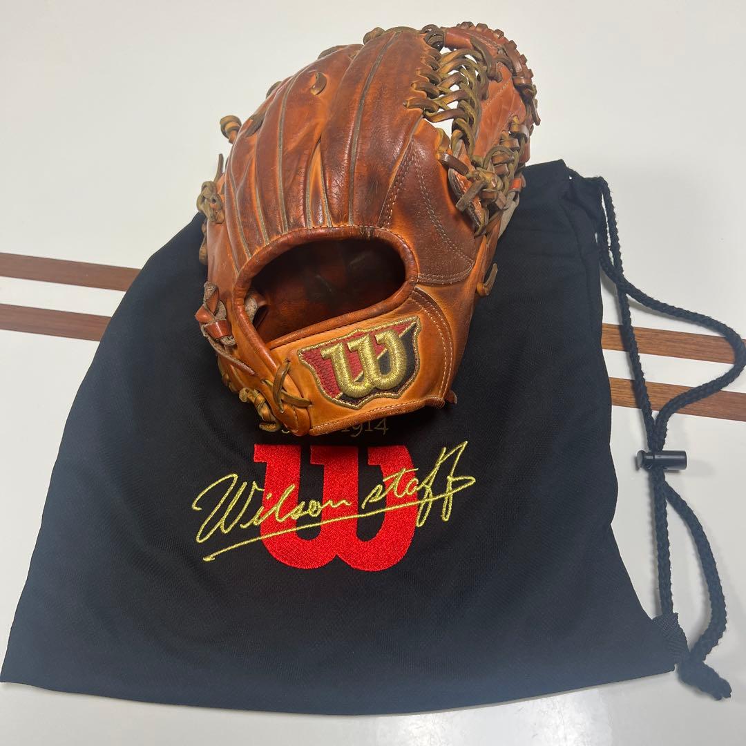 Wilson S14 硬式グローブ 日本製 収納袋付き