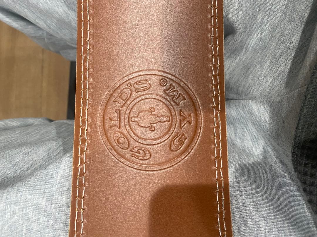 本日限定値下げ　GOLD'S GYM レザーパワーベルト Mサイズ