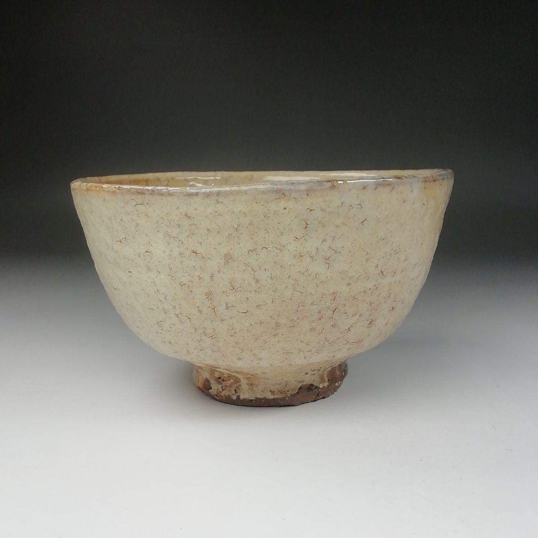 Ｔ６３０　茶碗　『萩茶碗』『天寵窯　七代　兼田三左衛門 造』共箱　抹茶碗　茶道具