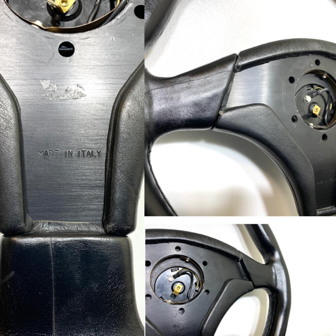 ヴィクトリア レザー ステアリング 36Φ ホーンボタン付き ヴィクトール