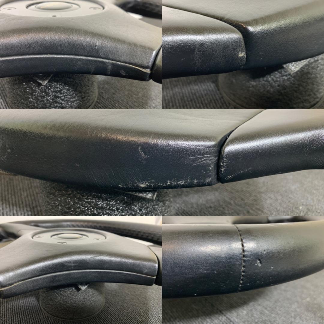 ヴィクトリア レザー ステアリング 36Φ ホーンボタン付き ヴィクトール