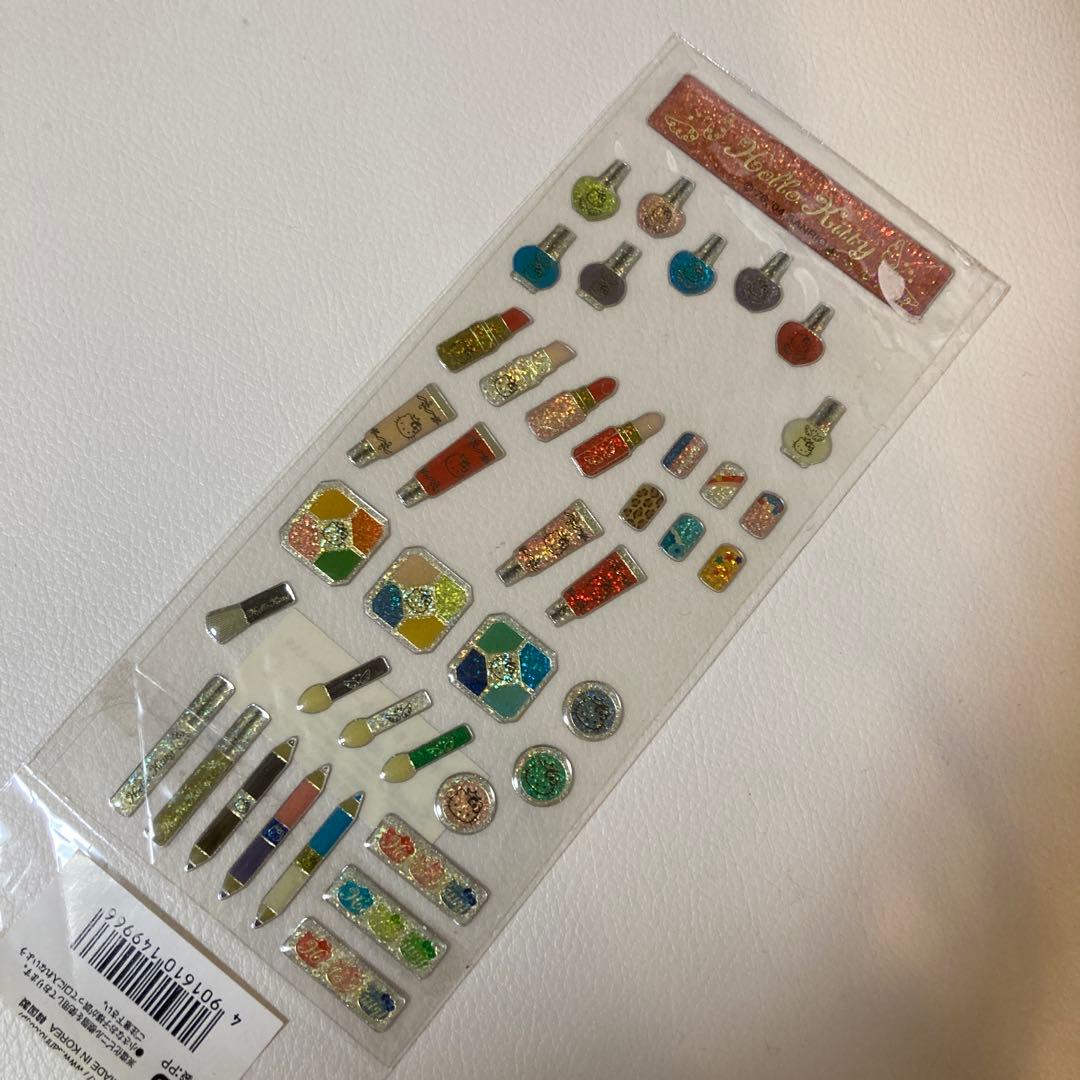 【レア】ハローキティ＊キラふちもりシールサンリオ2004年＊コスメ化粧品