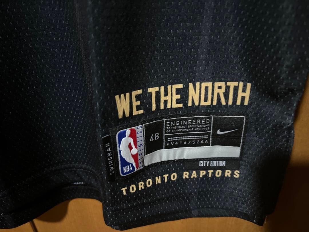 NBA ラプターズ　バーンズ　CITY EDITION ユニフォーム