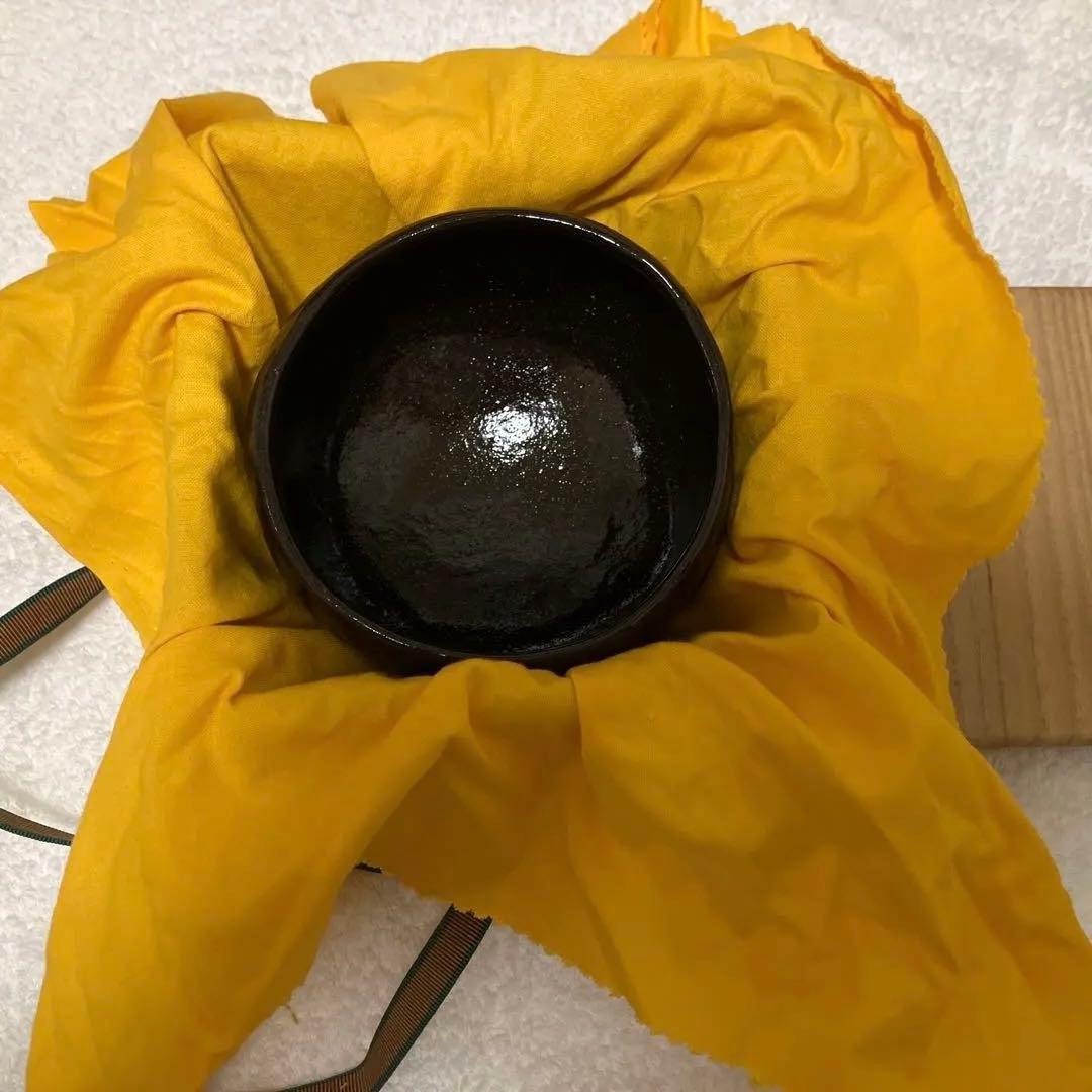 【未使用】香野壮明 黒茶碗 黒楽 茶道具