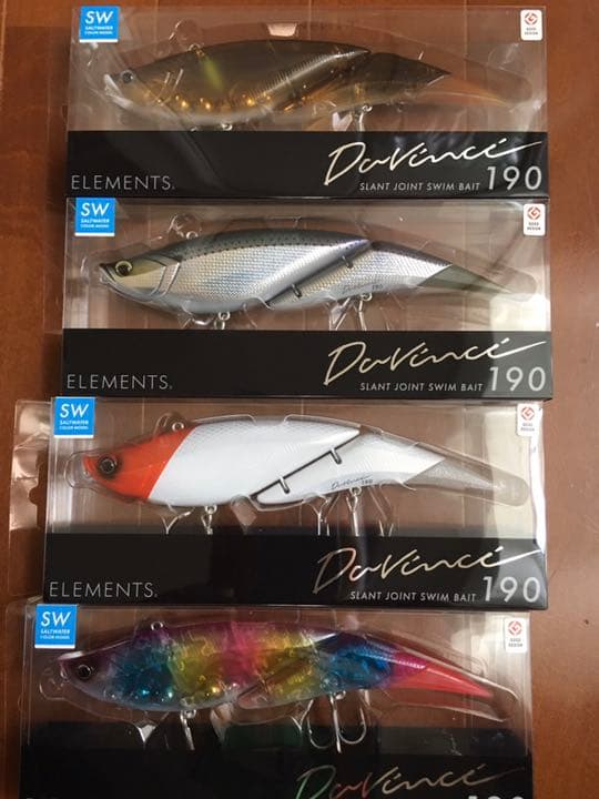 エレメンツ ダヴィンチ190 新色6点+SW4点セット未使用未開封新品