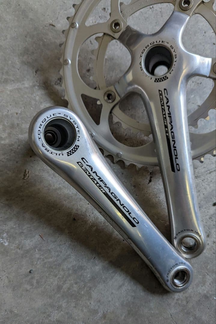 カンパ ベローチェ クランクセット 172.5 50-34 10S シルバー