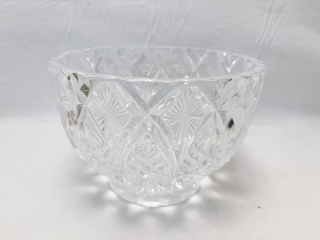 未使用 茶道具 【清昌堂】 義山水指 塗り蓋付 江戸切子 ガラス 水指 元箱