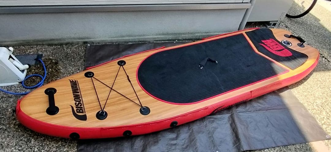 BISONWAVE　BW SUP294ワイド　ウッドレッド