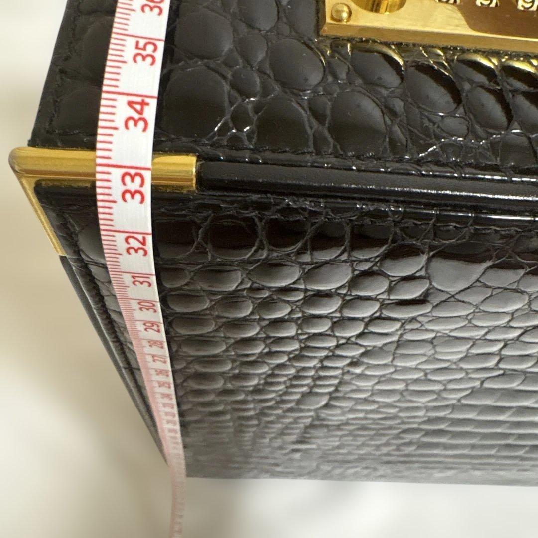 美品　クロコダイル　アタッシュケース
