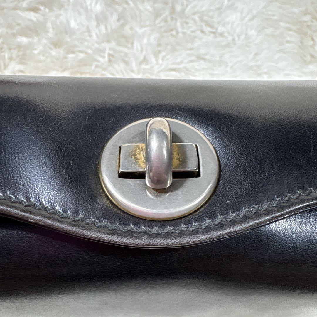 GUCCI グッチ ハンドバッグ フォーマルバック ターンロック レザー