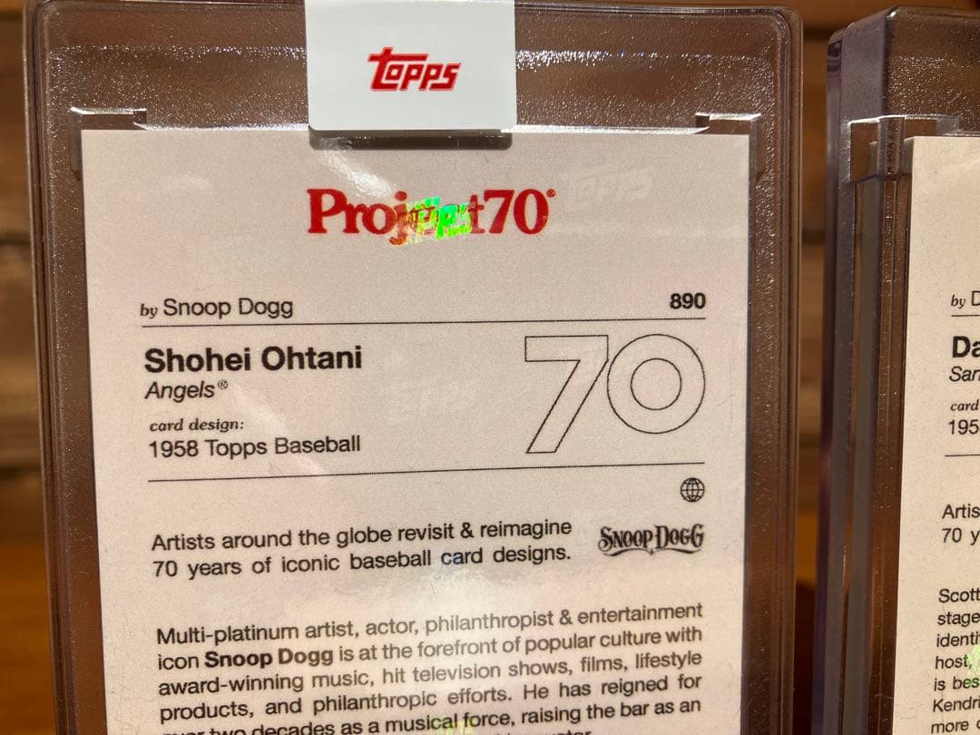 【未開封】Topps Project70® 大谷翔平#890,891 2枚セット