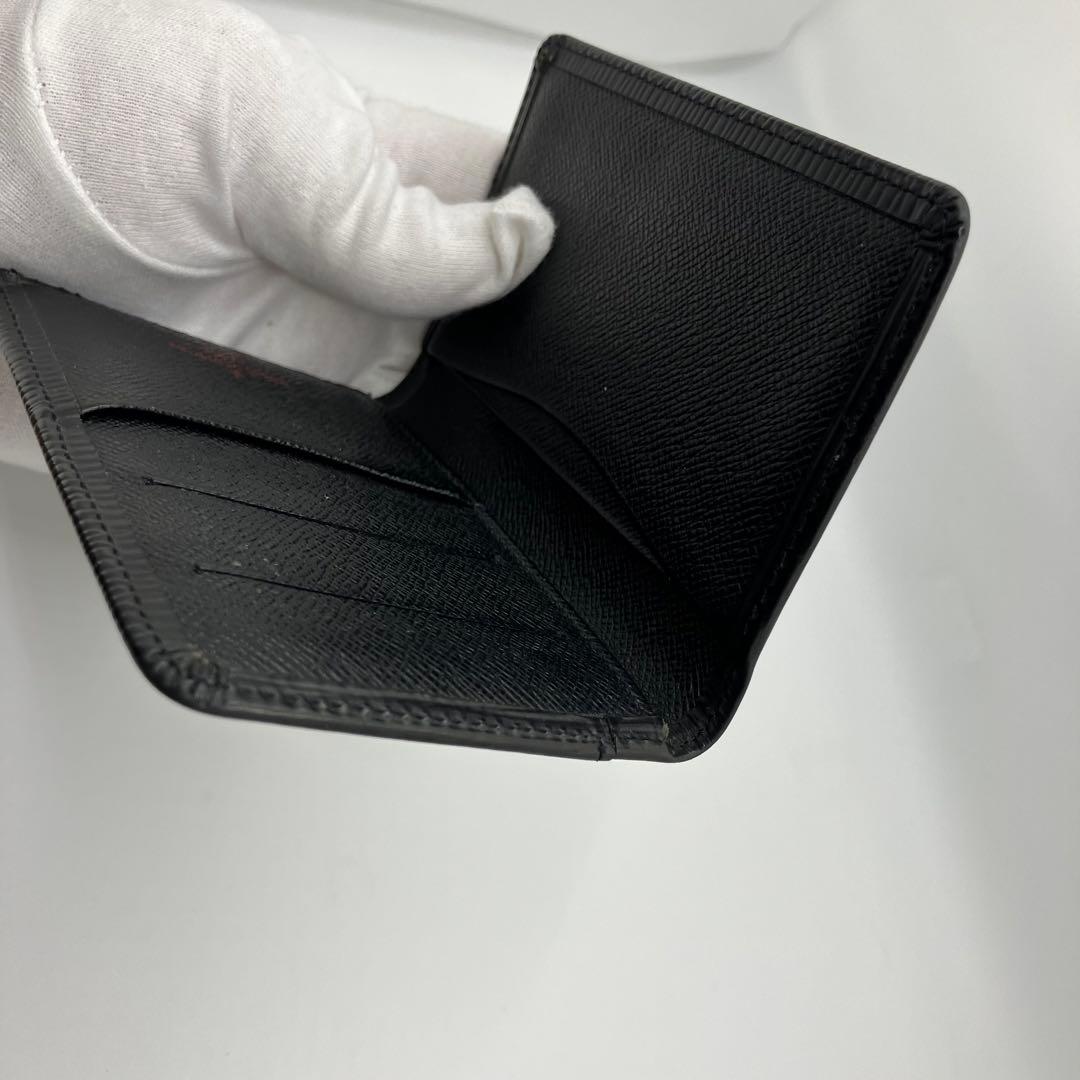 LOUIS VUITTON 名刺入れ ブラック エピレザー