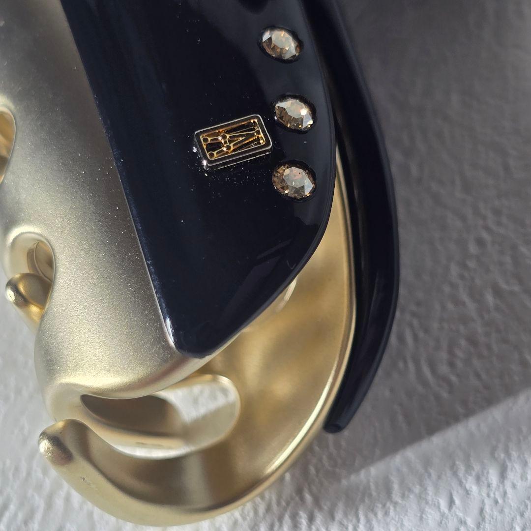 アレクサンドルドゥパリ VENDOME　 L クリップ キラキラ　ブラック