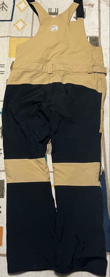 NOMADIK XL ベージュ/ブラック スノーボードウェア オーバーオール