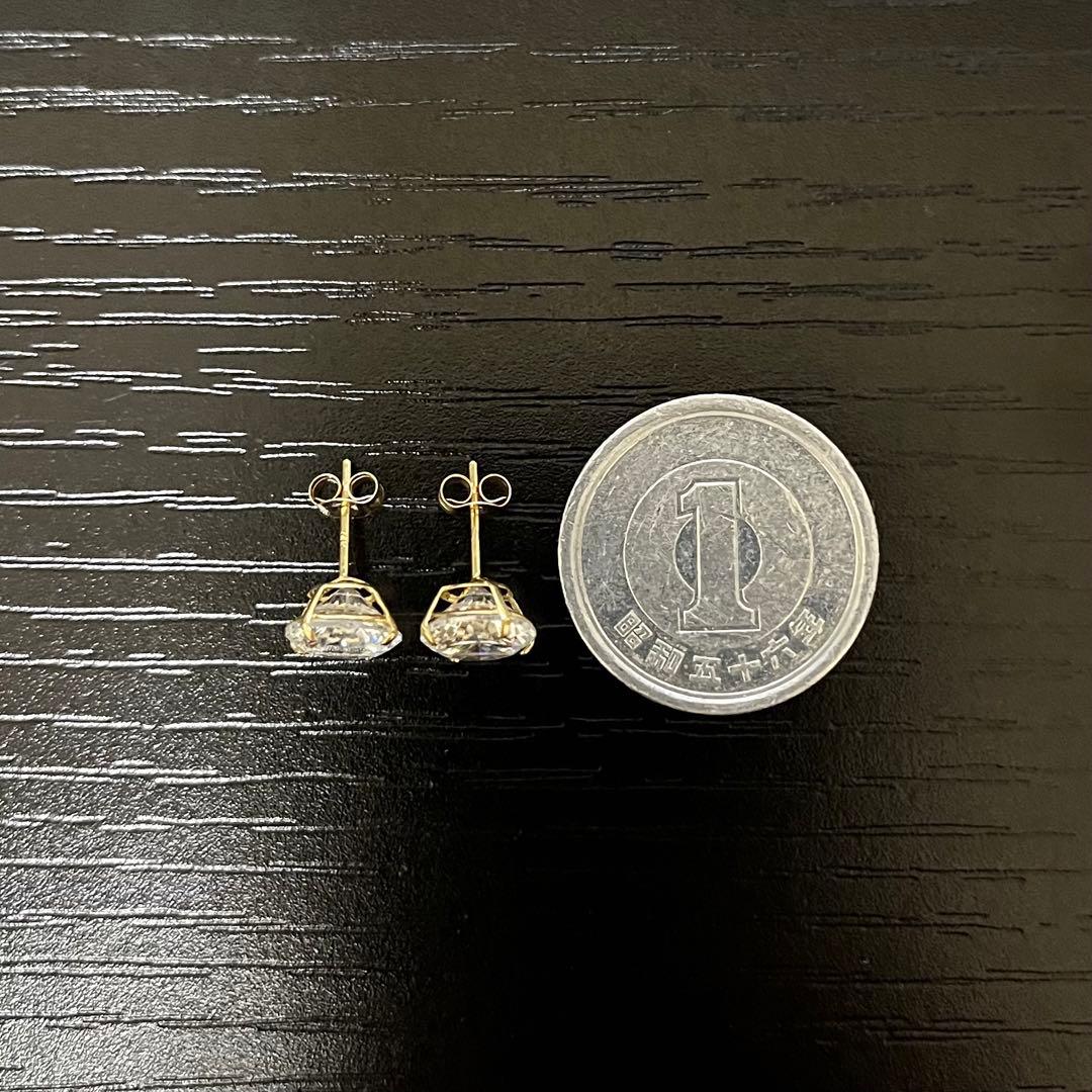 AVALANCHE アバランチ 14Kイエローゴールド スタッズピアス 7mm