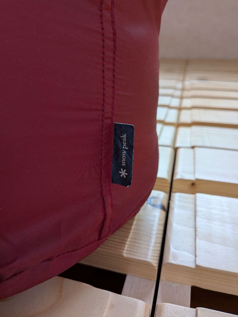  peak セパレートシュラフ オフトンワイドチェックBD009(赤)