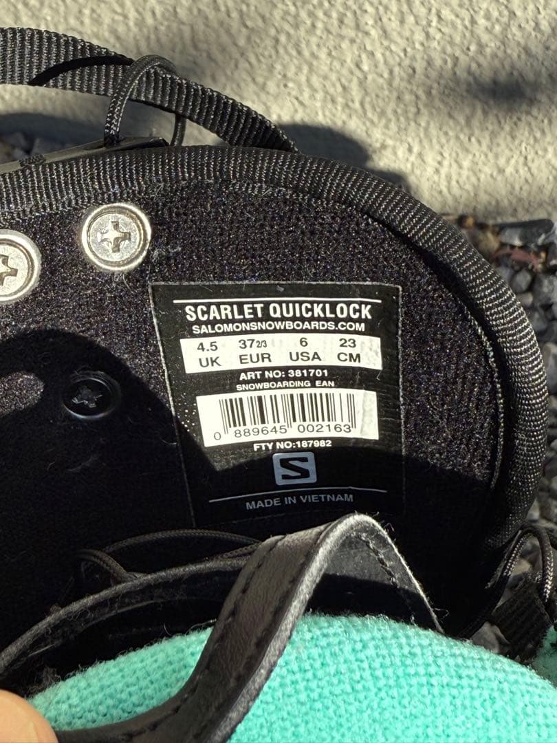 【ヤマ0427】Salomon スノーボードブーツ 23cm