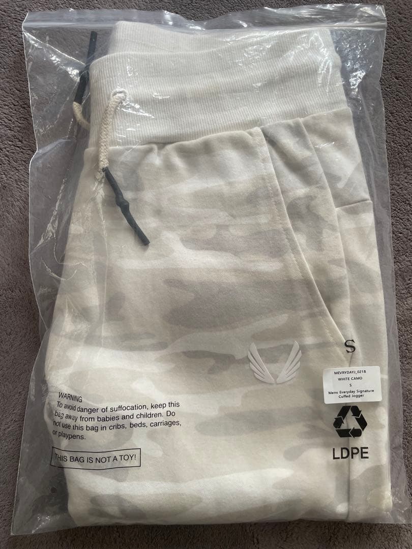 ASRV Jogger ホワイトカモフラージュ スウェットパンツ