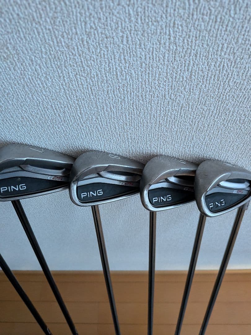 PING 名器G25＋G20コンボアイアン 6本 ATTAS80R 黒
