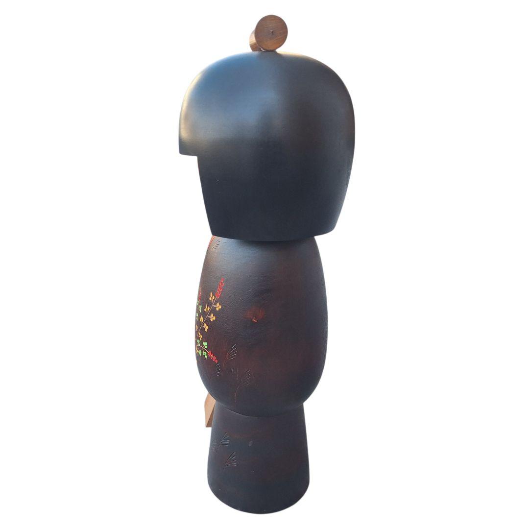 大型35cm 創作こけし 路傍 箱・銘札付 内閣総理大臣賞作家