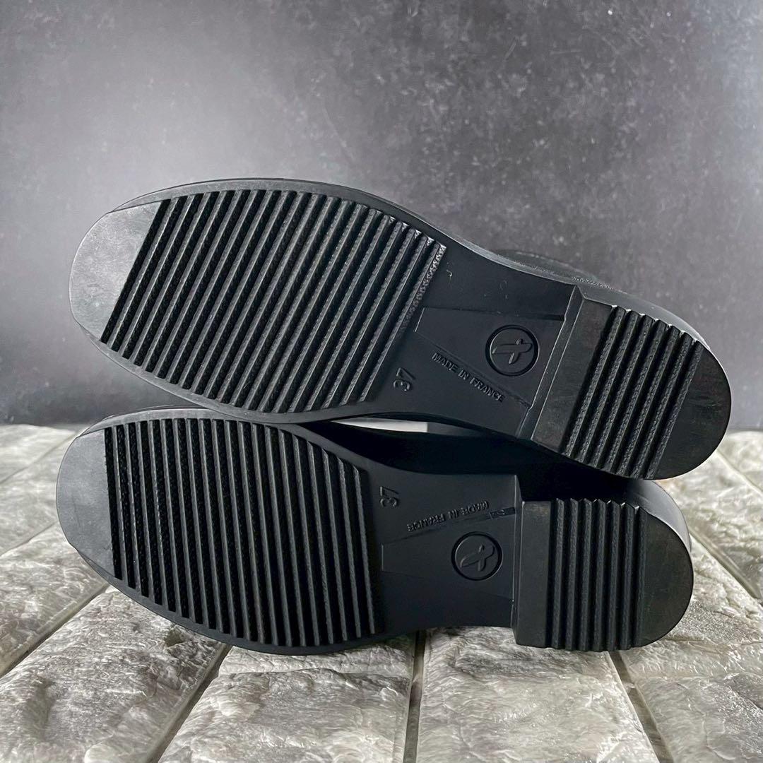 新品✨ 23.5 エーグル ミスジュリエットA ロングブーツ レインブーツ 黒