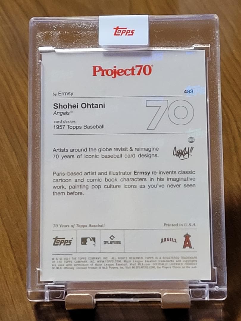 大谷翔平 Topps project70 #483 スーパーマリオ風 ※激レア