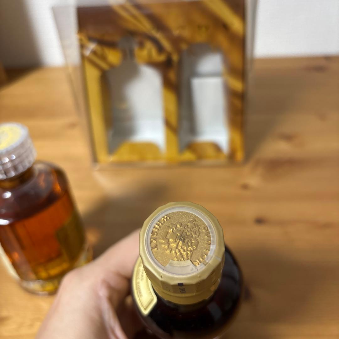 サントリーウイスキー　響17年　山崎12年　ベビー　2種セット　180ml 箱付