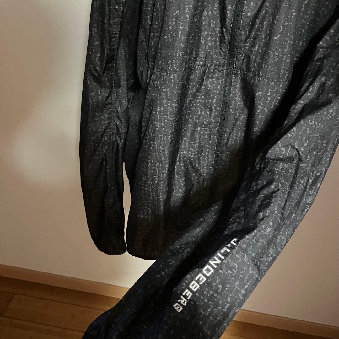 J.リンドバーグ♂ガストJLウインドプロ長袖ジャケット⛳黒XL