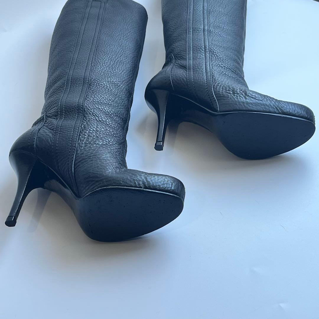 LOUIS VUITTON ルイス ヴィトン レザー ロングブーツ サイズ37
