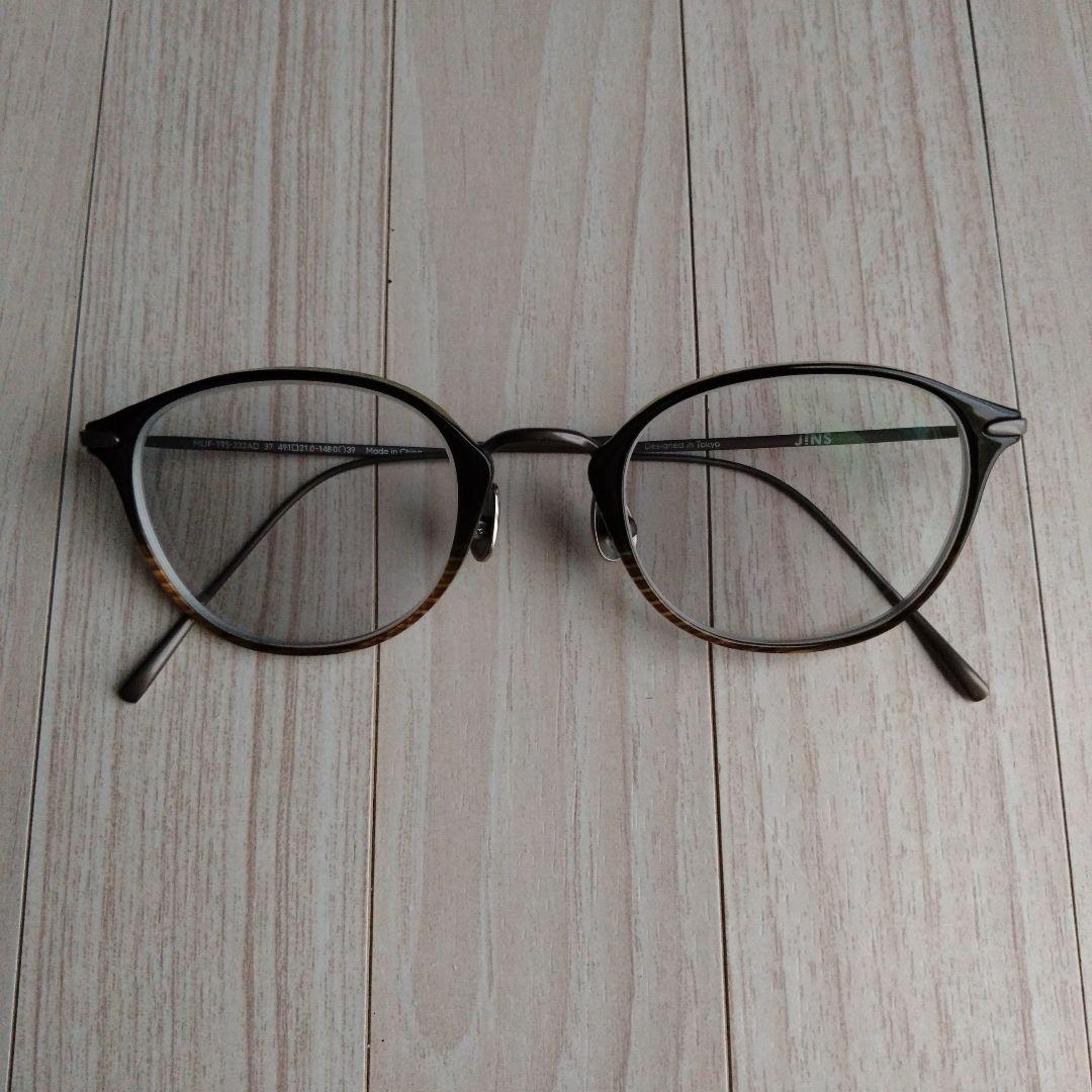 JINS Combination Titanium 調光レンズ入り　廃盤 度あり