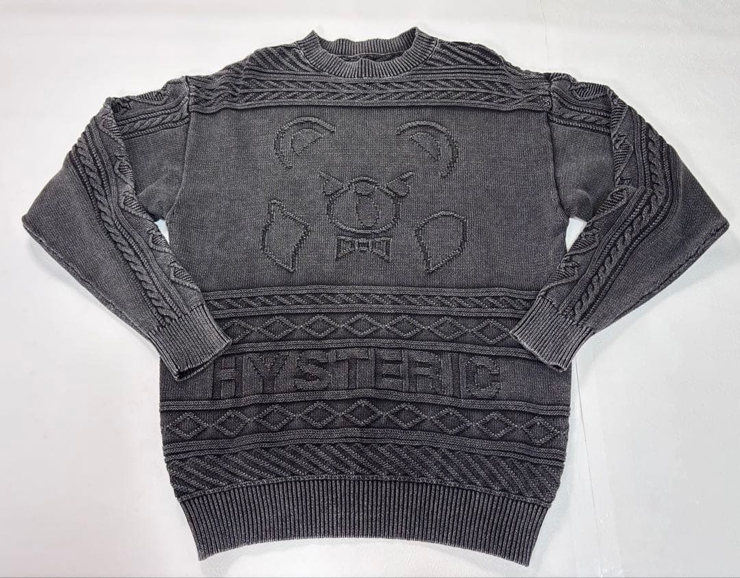 激レア ヒステリックグラマー Original Blues 別注 ケーブルニット