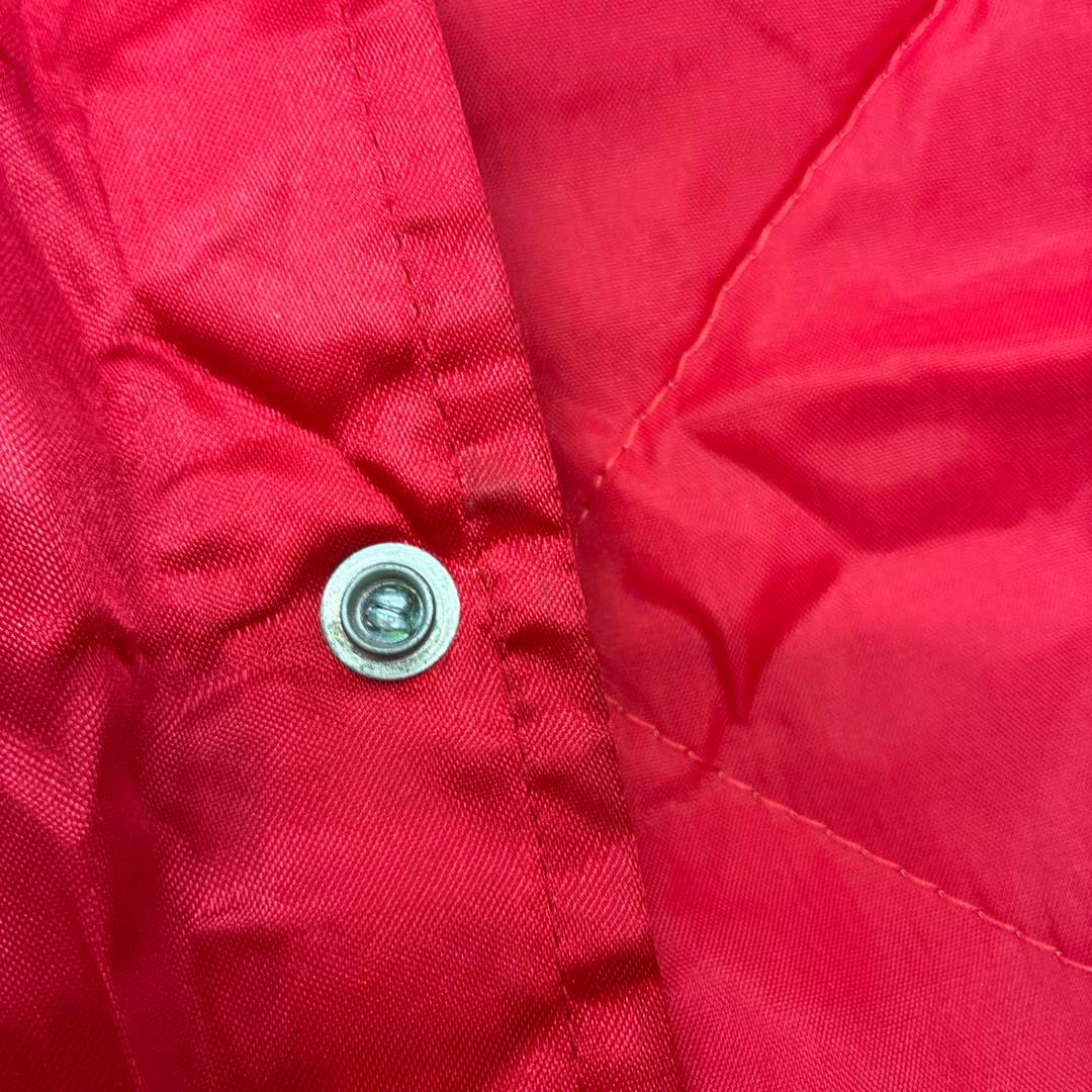 90's CHICAGO BULLS USA製　ジャケット　赤黒　M た30