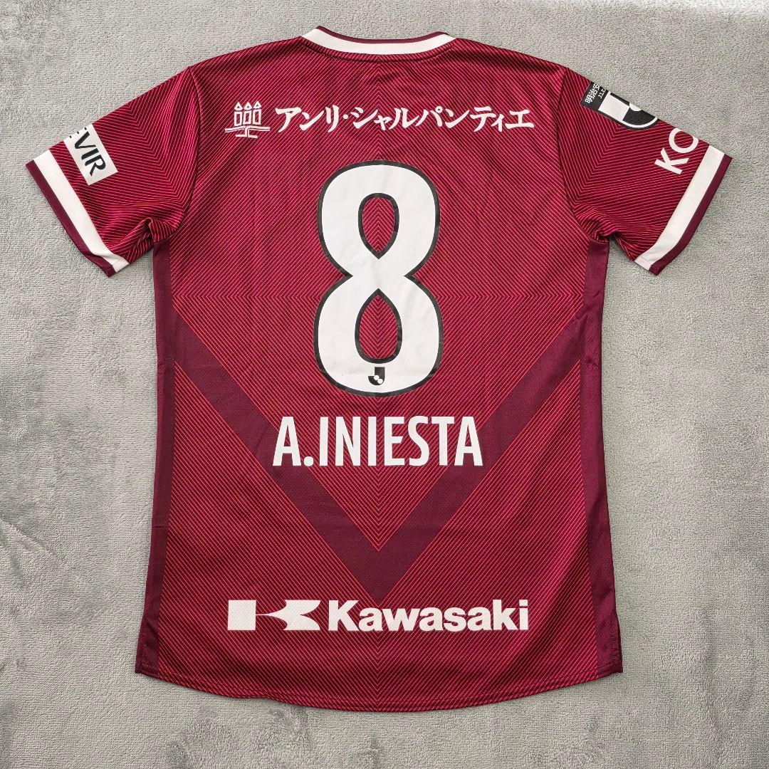 ヴィッセル神戸　イニエスタ　2022　ユニフォーム　M　asics　アシックス