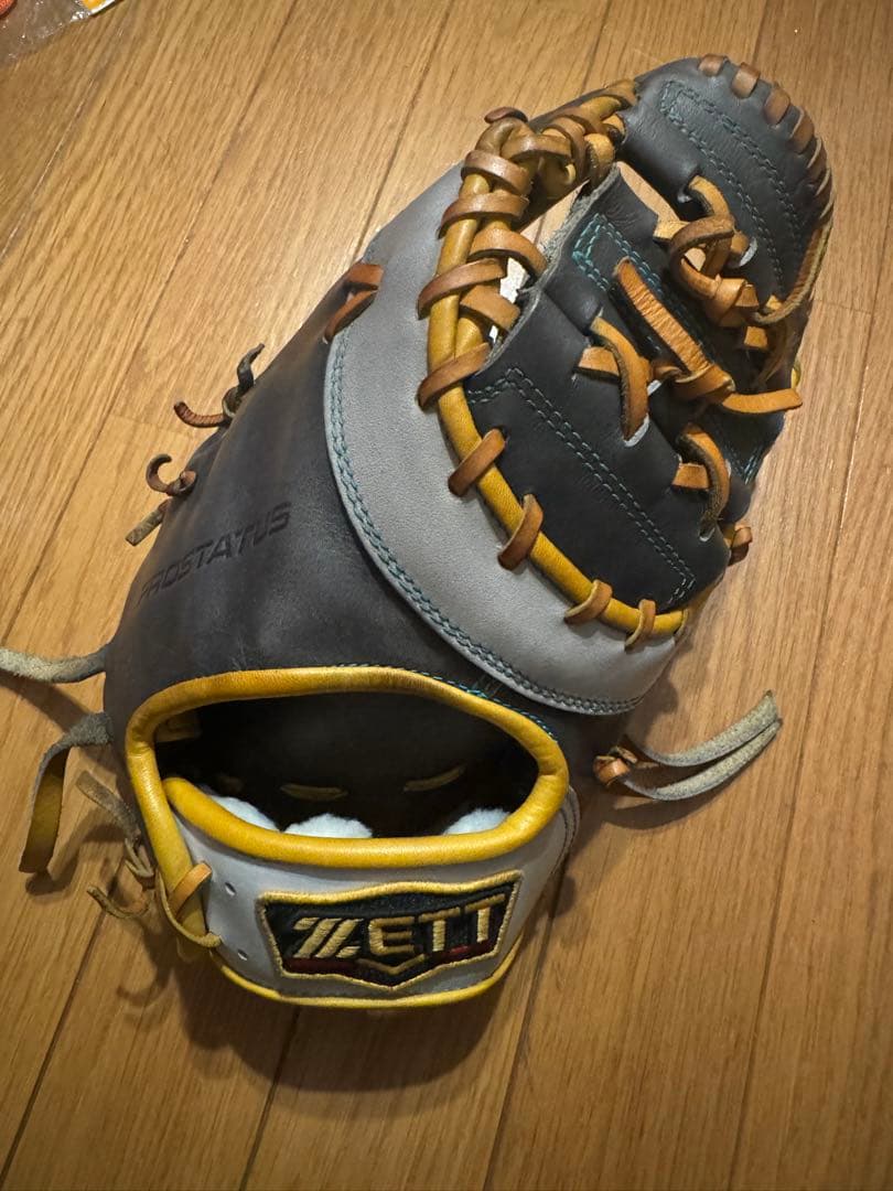 ZETT PRO STATUS 軟式オーダーファーストミット　頓宮モデル