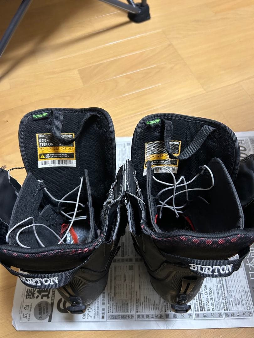 スノーボード burton ion step on 25.5cm