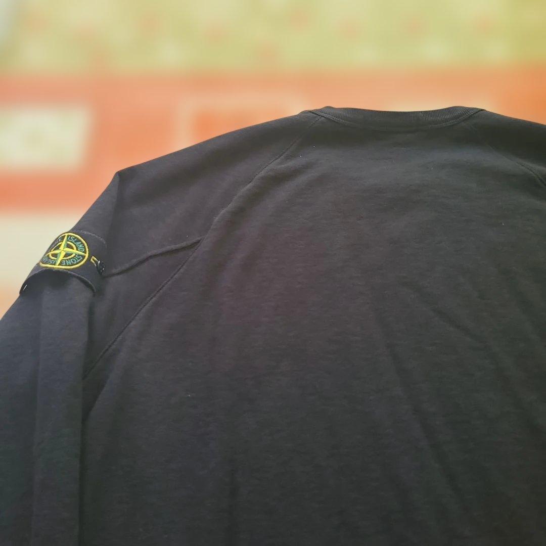 Stone  ストーンアイランド ブラッククルーネックトレーナー L