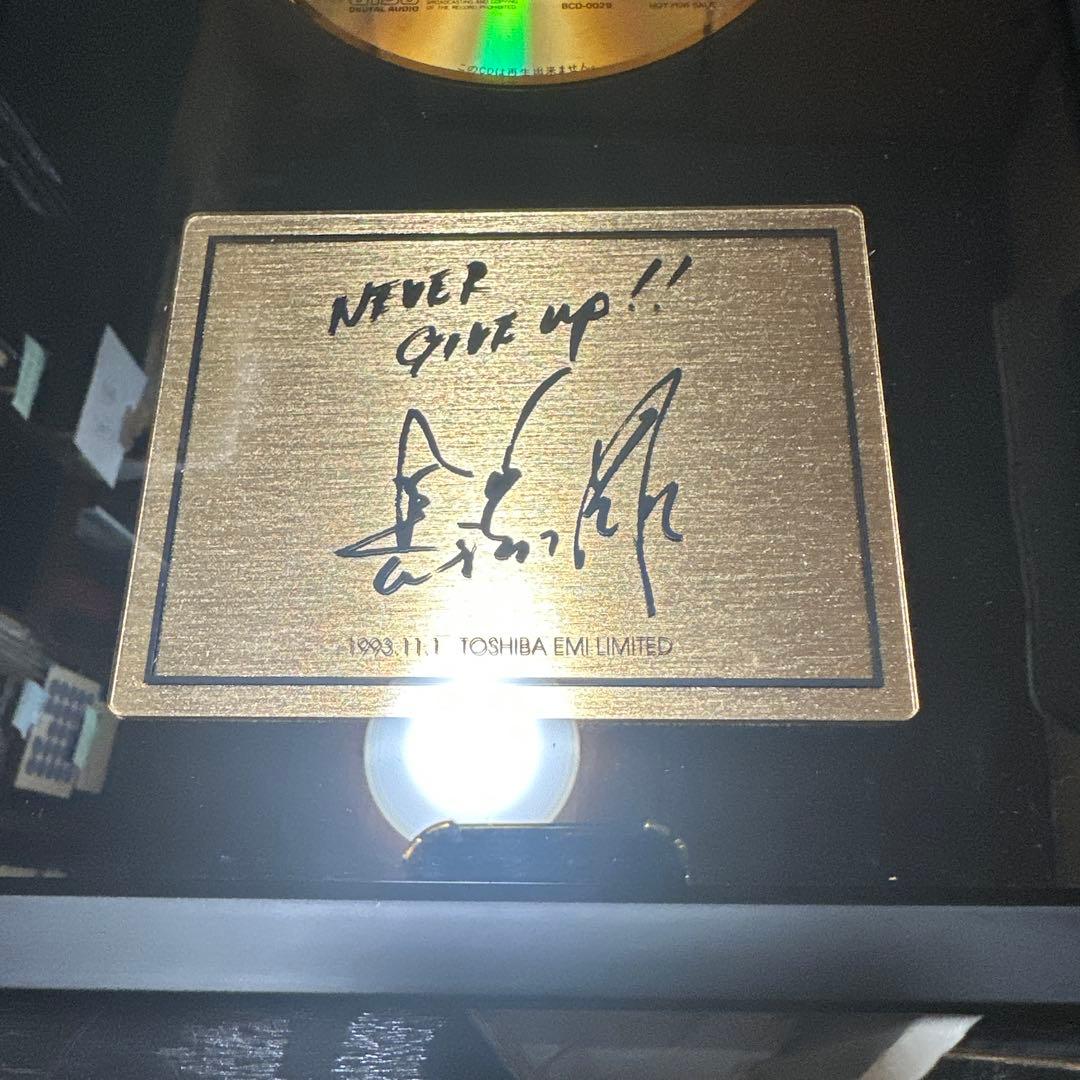 た*ん様 新品未使用　長渕剛　ゴールドディスク　当時品　公式グッズ