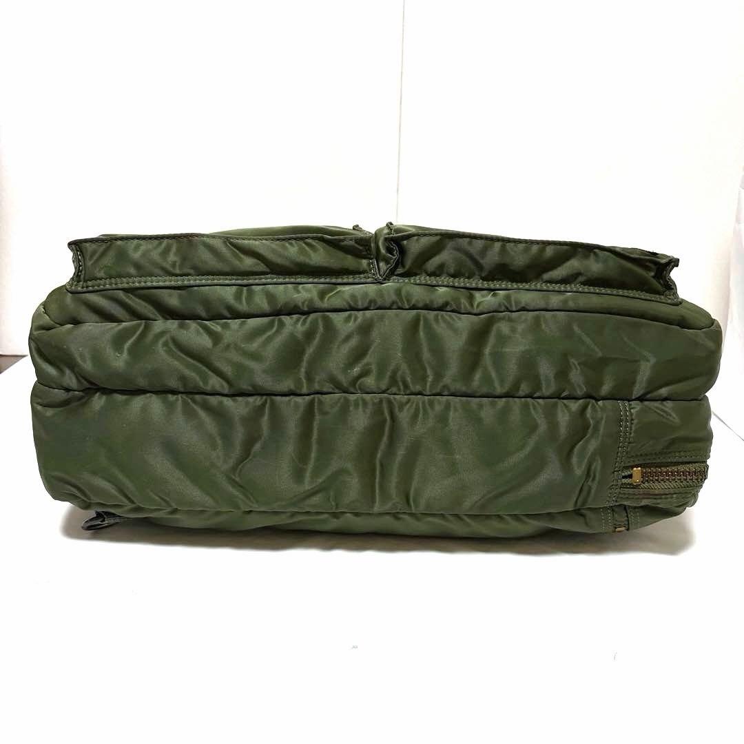 極美品✨希少 ポーター タンカー ビジネスバッグ3way 2層式 A4可 セージ
