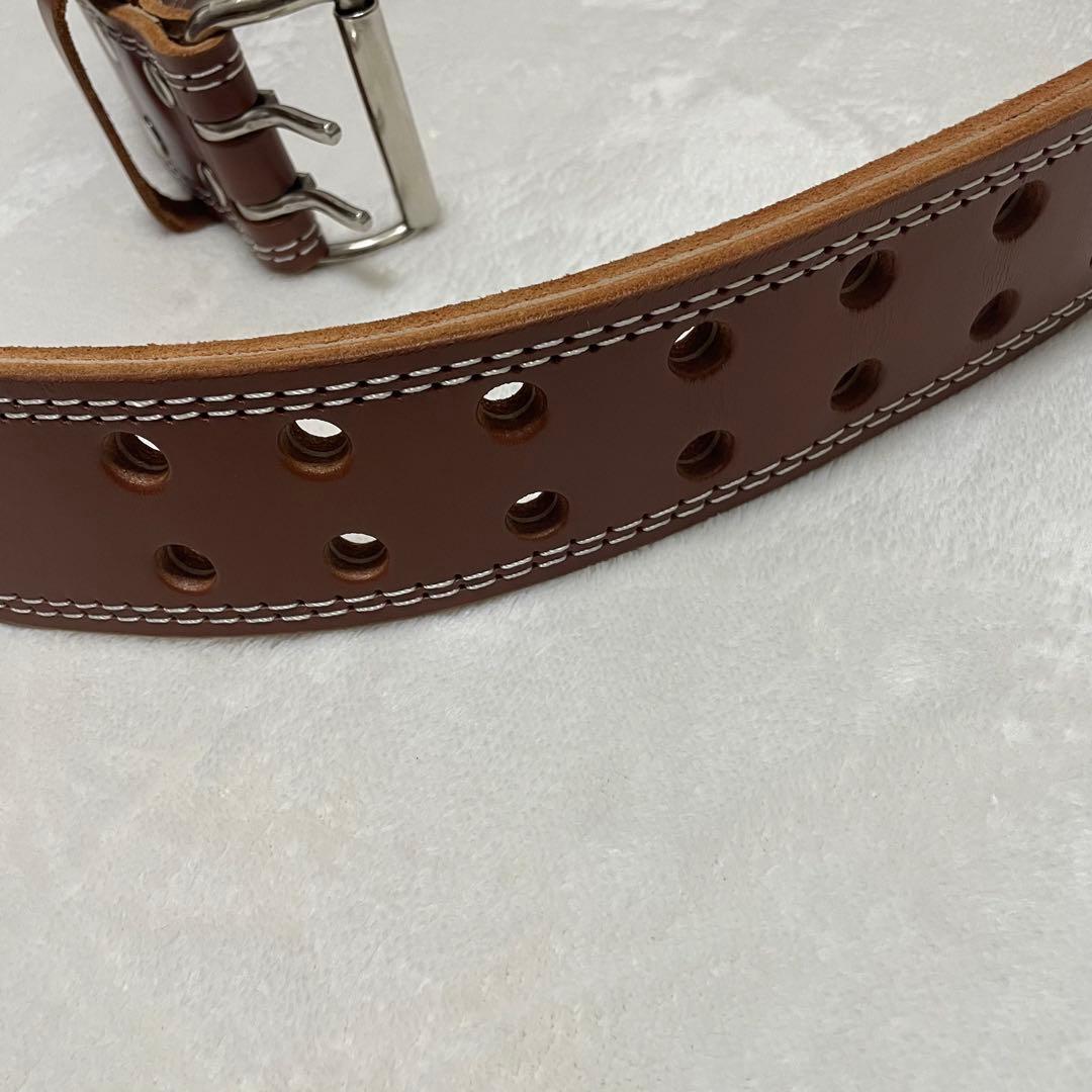 GOLD'S GYM ゴールドジム　トレーニングパワーベルト XL ブラウン