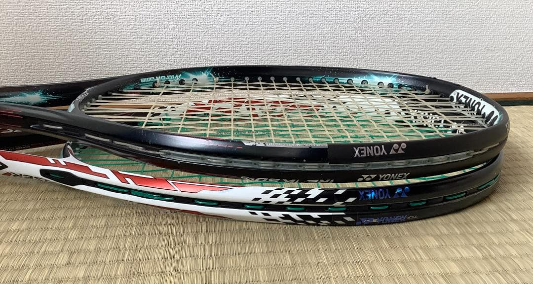 軟式テニス　ヨネックスジオブレイク50VS・Fレーザー７S　ボール12個