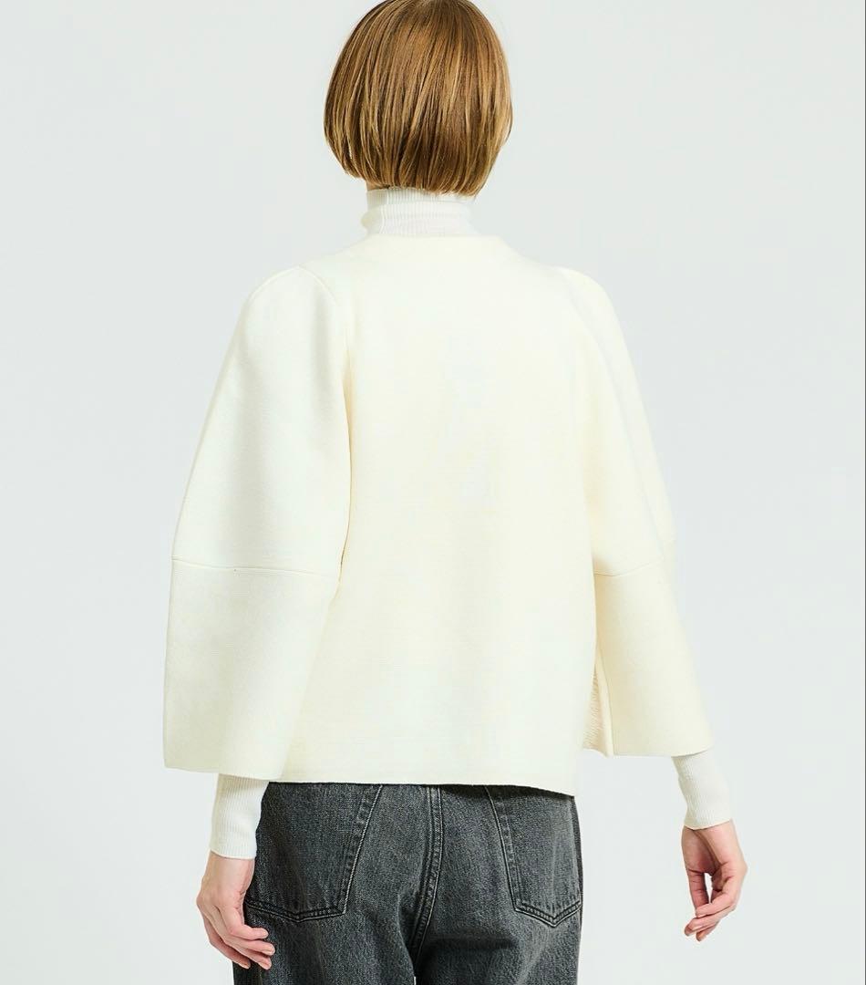 近年.美品.定価4.6万☆エストネーション ファーポケットニットショートコート