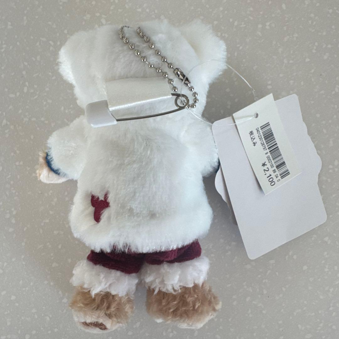 ダッフィー　ぬいぐるみバッチ　ウィンターホリデー2019