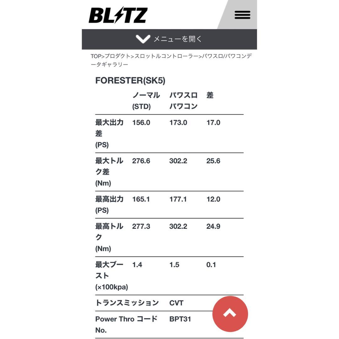 パーツ BLITZ POWER CON BPC31