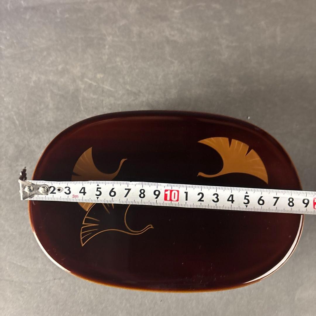 輪島塗　小判弁当箱　5客