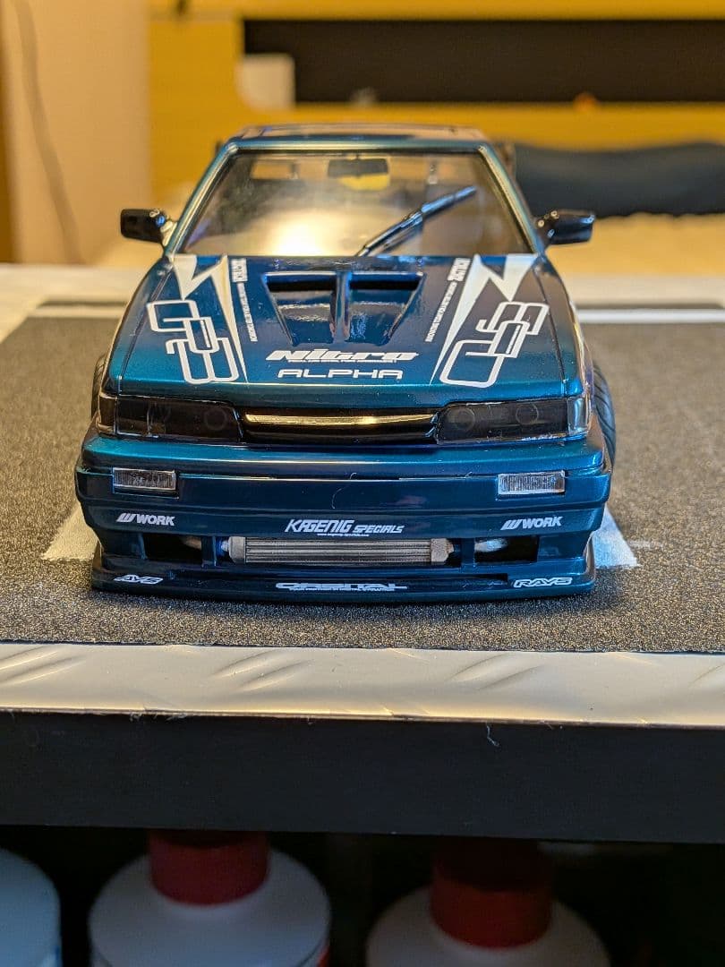 アオシマ 1/24 ザ・ハイソカー No.3 ニッサン F31レパードドリ車風